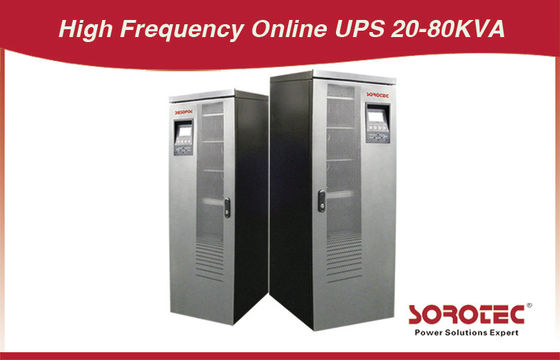 8 単位 IGBT 30 kva リアモーター 110 v UPS グラフィカル表示パネル、エネルギー保存操作