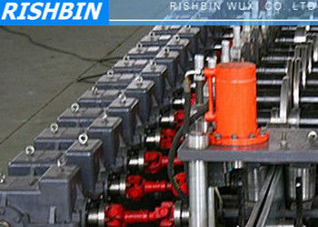 15kW 50Hz 3 pha Khung thép Roll Forming Machine với 20-25 bước cho cửa