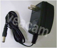 80 x 53 x 33 mm, voltaje de salida de 12V DC, 1000mA CCTV poder suministro accesorios