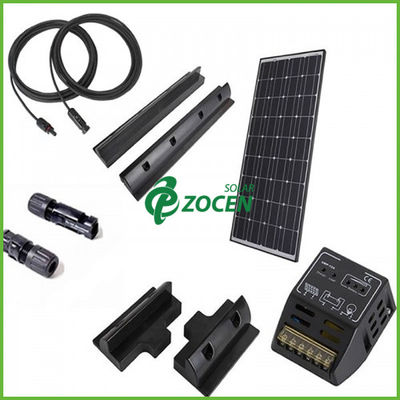 Mono pannelli solari di cristallo di rendimento elevato 100W 18V per caricare batteria 12V