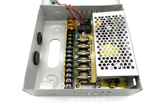 9 kênh CCTV Camera Power Supply, 12V 5Amps CCTV Power Supply Box