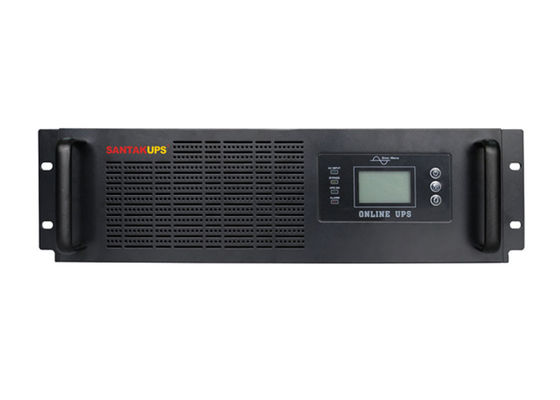 19 Inch sóng sin thuần túy Rack Mount online UPS 3000va / 6000va