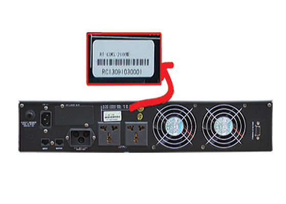 bâti de support 3KVA UPS en ligne 19 pouces, temps de transfert nul pour la maison