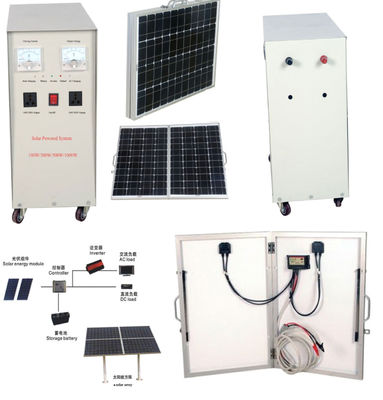 600W van de systemen van de net zonnemacht voor Huizen voor mobiele telefoons, MP3 speler gelijkstroom 12V AC 220V