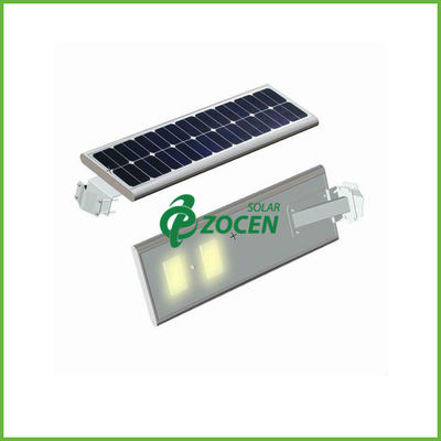 50W 12V LED đèn pin mặt trời Đèn đường, All in One Solar Powered Street Light