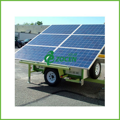 2000 واط الملعب سقف / شقة سقف الشبكة متصلة الطاقة الشمسية نظام 96V 400AH