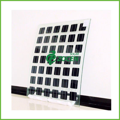 透明な BIPV の倍ガラス モノクリスタル太陽モジュール 265 のワット BV/ISO