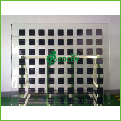 透明な BIPV の倍ガラス モノクリスタル太陽モジュール 265 のワット BV/ISO