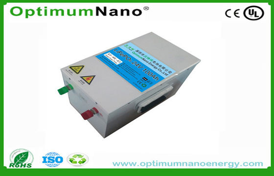 a bateria de lítio da bateria de armazenamento da energia solar de HESS de 24V 100AH embala com BMS apropriado