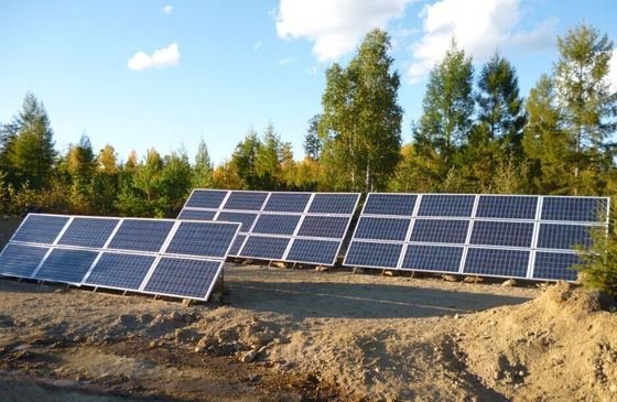 Energia verde 6000W fora do sistema das energias solares da casa da grade com exposição inteligente do LCD