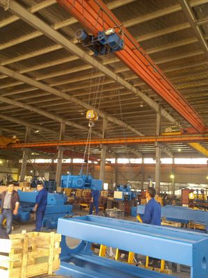 Fase 220v - 600v, 9 tonnellate della gru 3 della trave del ponte standard di BACCANO singola di capacità di sollevamento