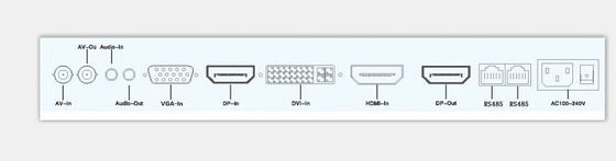 display industri Resolusi Ultra Tinggi 4K CCTV Monitor LCD 84 Inch
