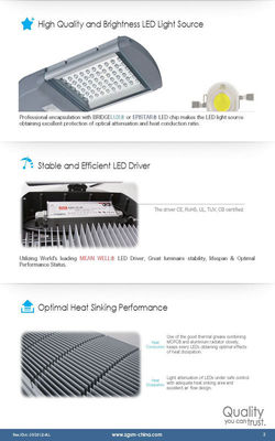 長命 50000hrs の有効な 35W 高い発電 LED の街灯 RoHS